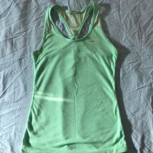Mint green Nike tank top